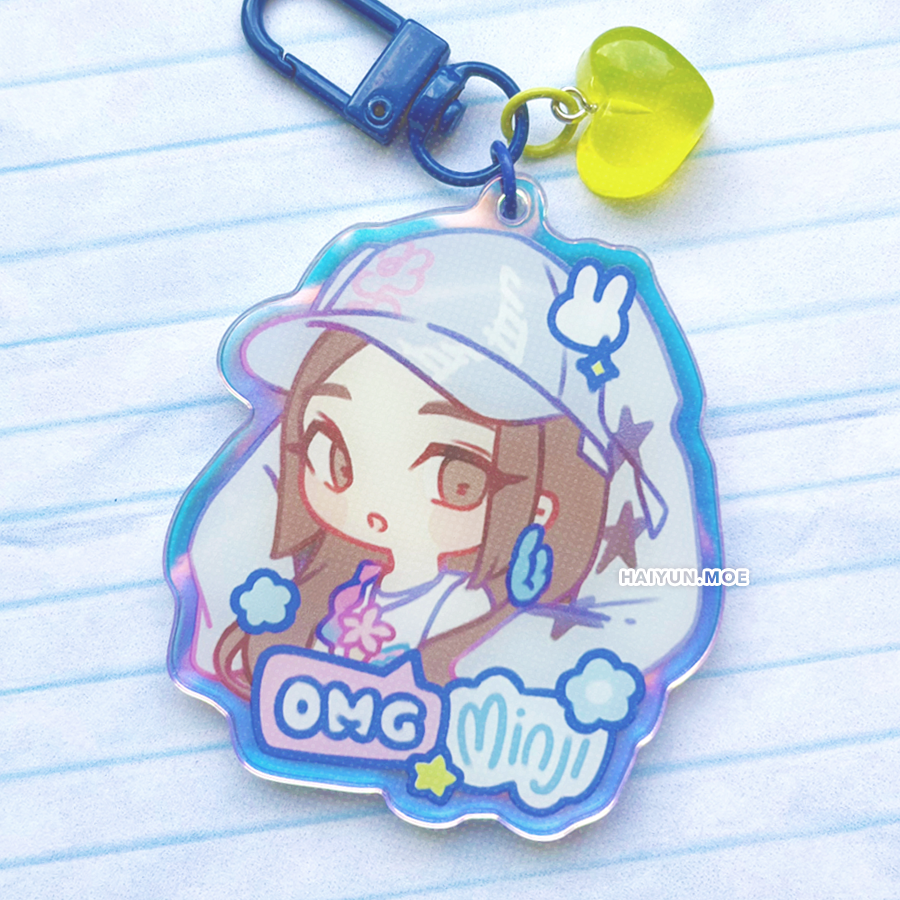 NWJNS OMG Holo Keychains — haiyun